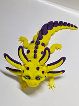 Banana Split Articulated Axolotl Figure