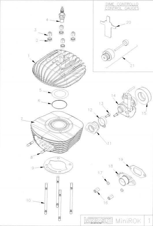 Vortex Mini ROK Carburetor Clamp – TCB Motorsport
