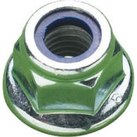 M6 Flanged Nyloc Nut Zinc Plated